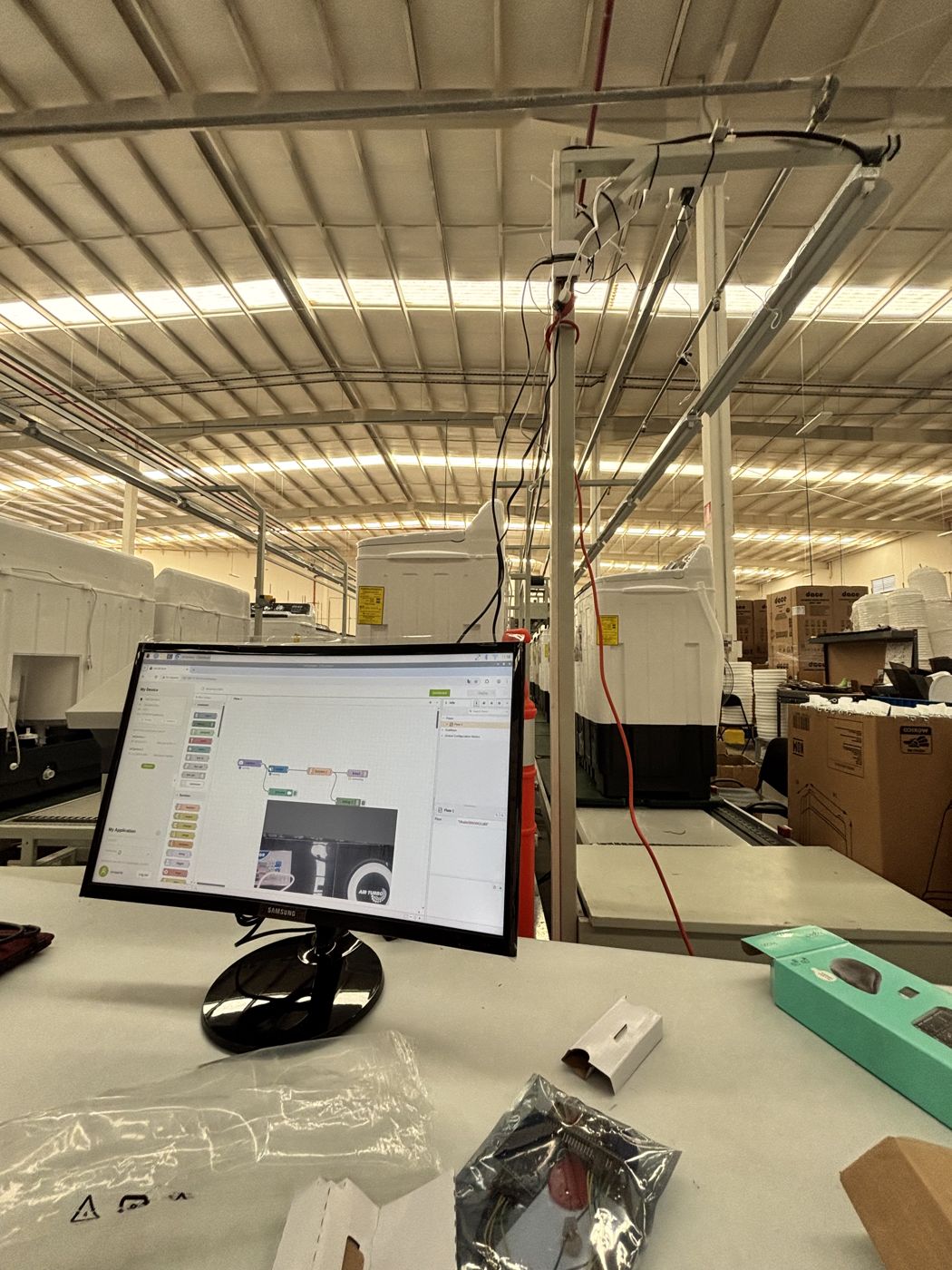 Puesto de trabajo en la planta